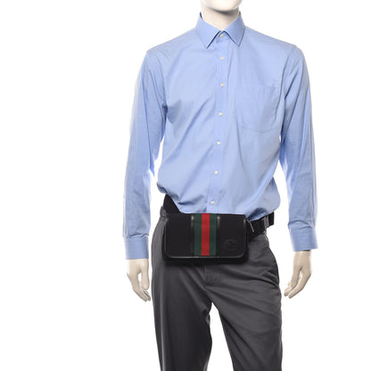 Gucci Nylon Web Belt Bag Black 2 of 13