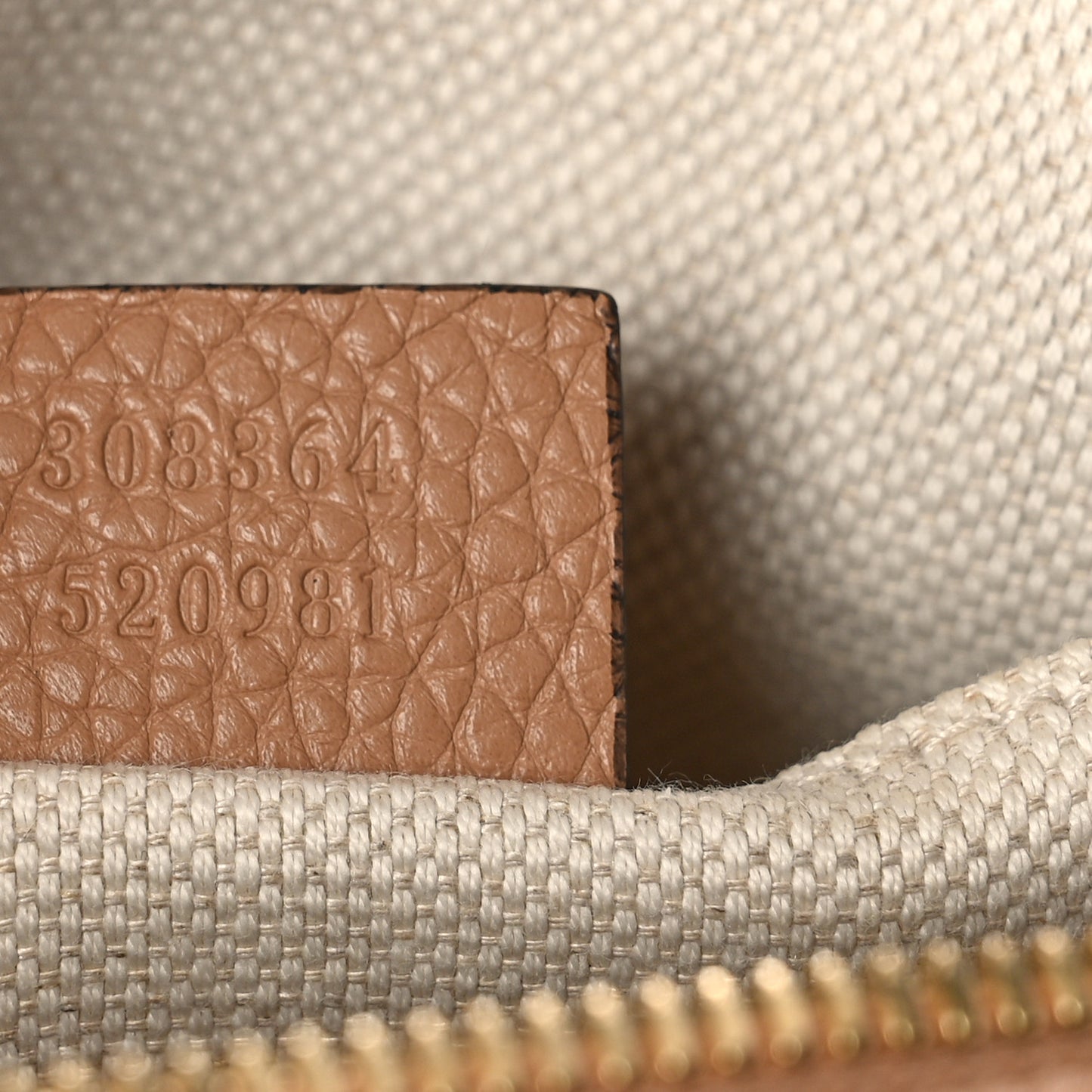 Pebbled Calfskin Small Soho Disco Bag Camelia