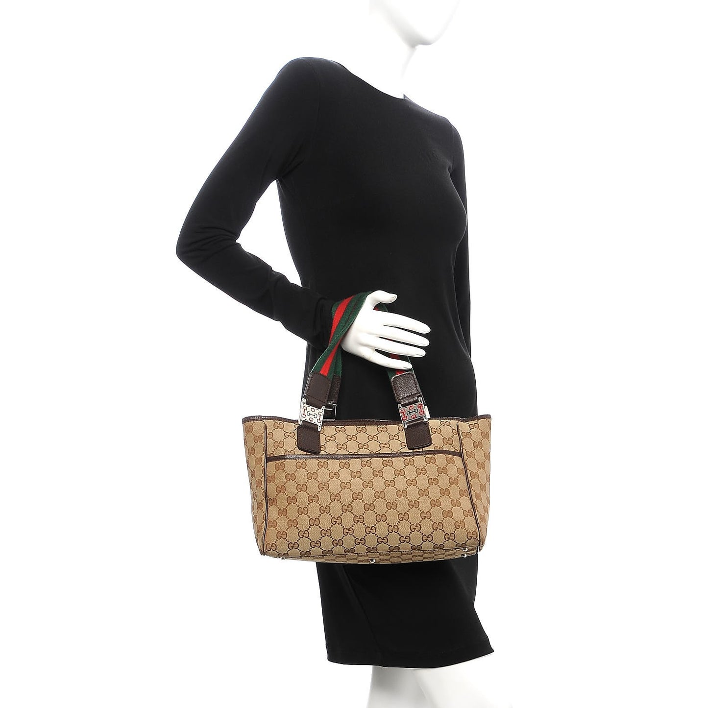 GG Monogram Pop Tote Brown