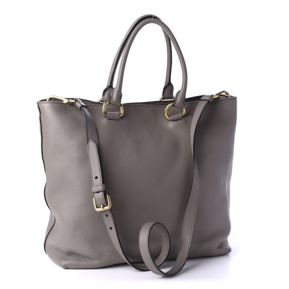Prada Vitello Daino Tote Argilla 4 of 10