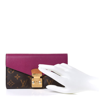 Louis Vuitton Monogram Pallas Wallet Grape 2 of 9