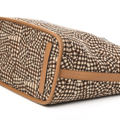 MCM Visetos Medium Liz Reversible Shopper Tote Cognac 15 of 18