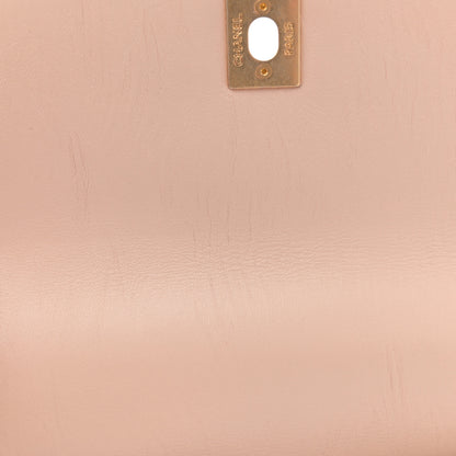 Chanel Crumpled Lambskin Quilted Mini CC Links Top Handle Flap Beige 11 of 11