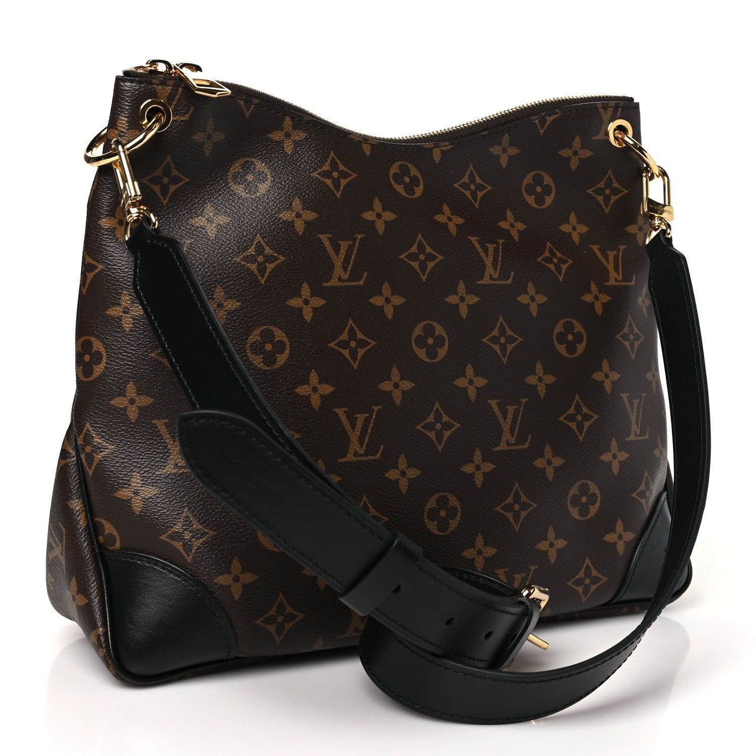 Louis Vuitton Monogram Odeon MM Black 3 of 7