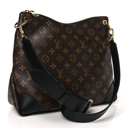 Louis Vuitton Monogram Odeon MM Black 3 of 7
