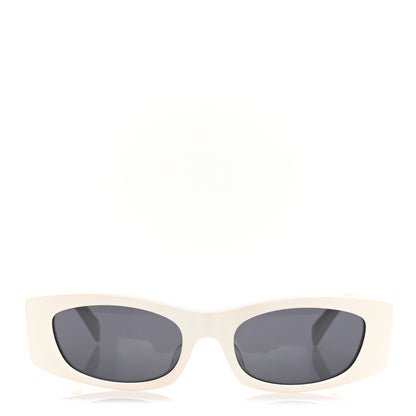 Celine Acetate Rectangular 58mm Sunglasses CL40245U White 2 of 7