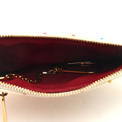 Louis Vuitton Monogram Multicolor Pochette Plate MM White 5 of 6