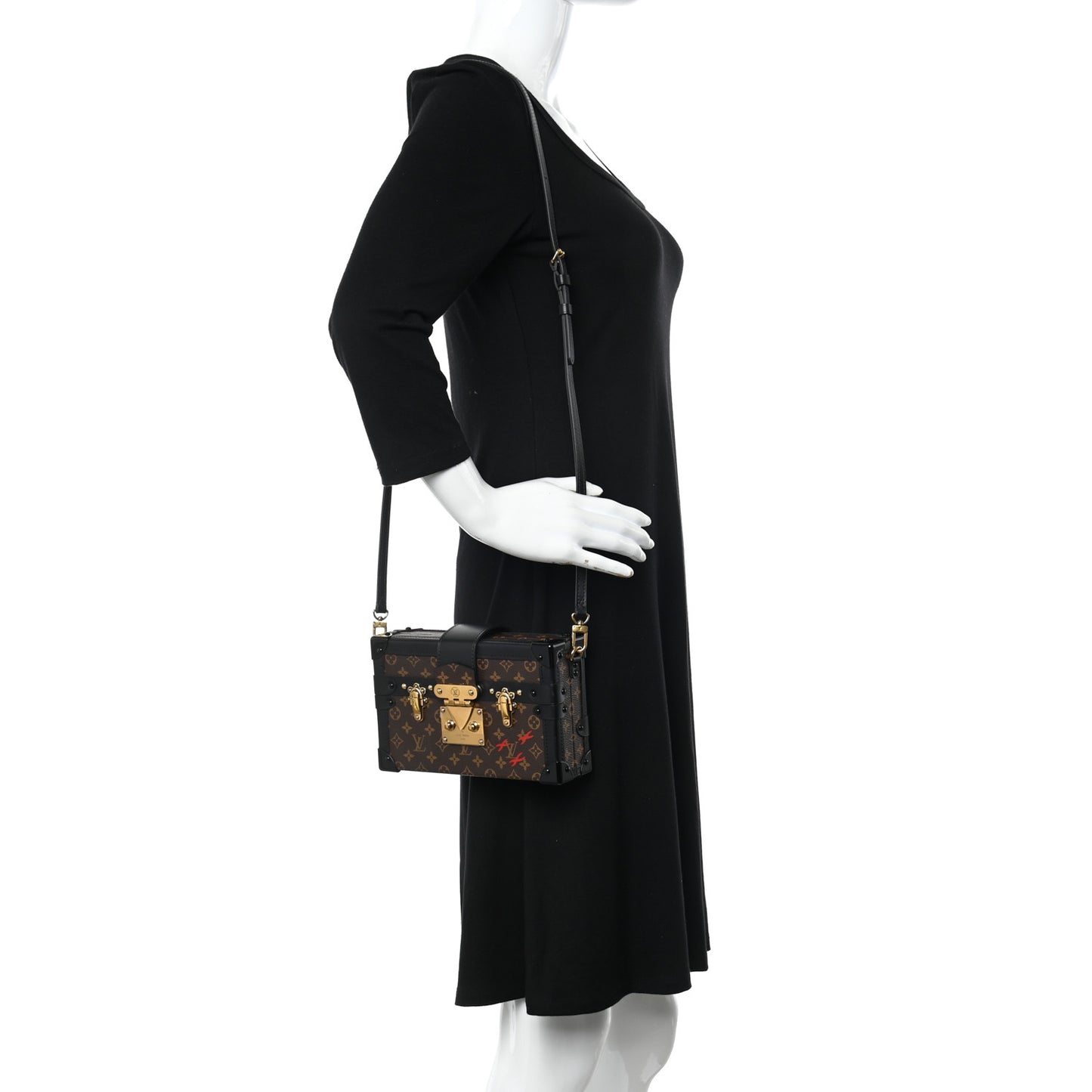 Monogram Petite Malle Black