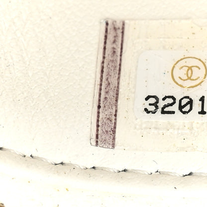 Chanel Caviar Quilted Small Vanity Case With Chain White 7 of 11