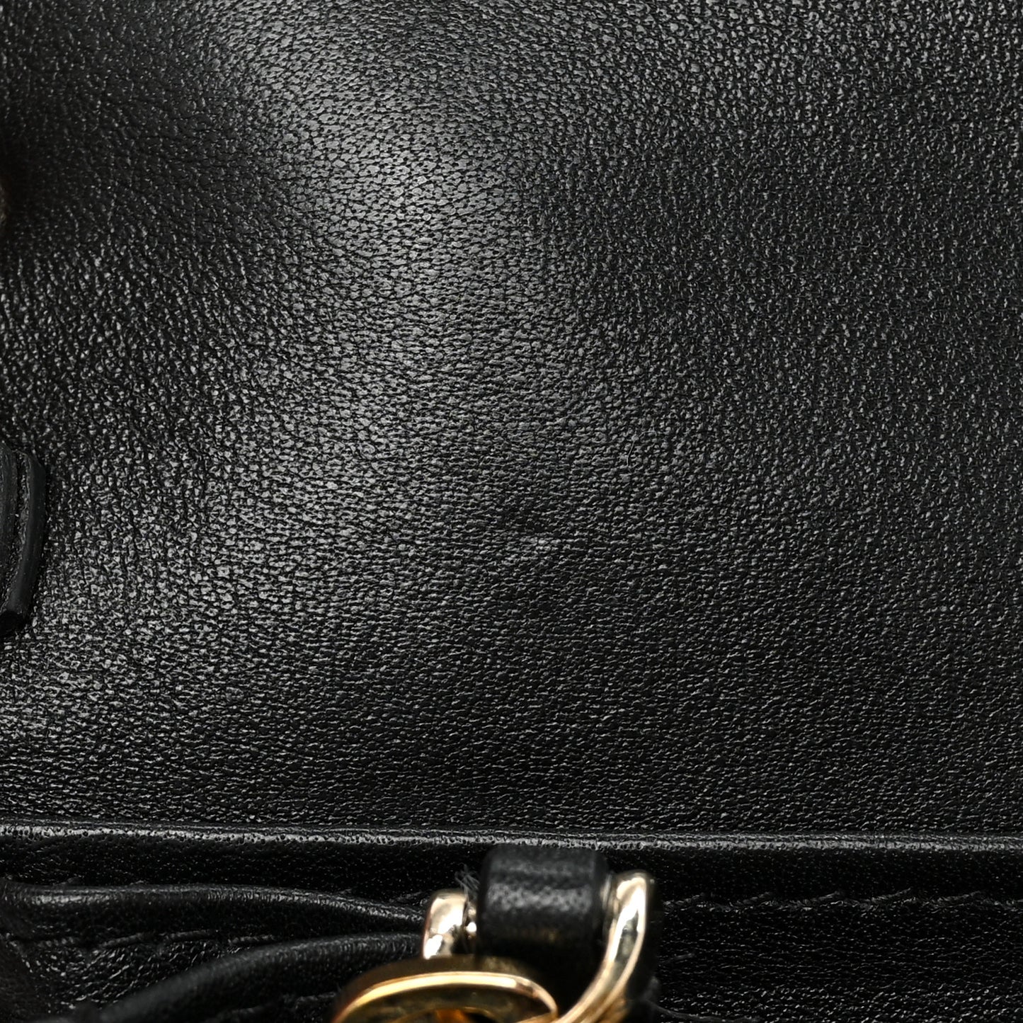 Vitello Rockstud Flap Wallet on Chain Black