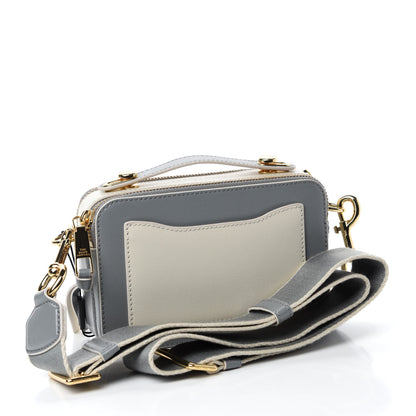 Marc Jacobs Saffiano Small Snapshot Camera Bag Rock Grey 3 of 9