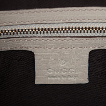 Gucci Monogram Medium Horsebit Chain Hobo Off White 6 of 7