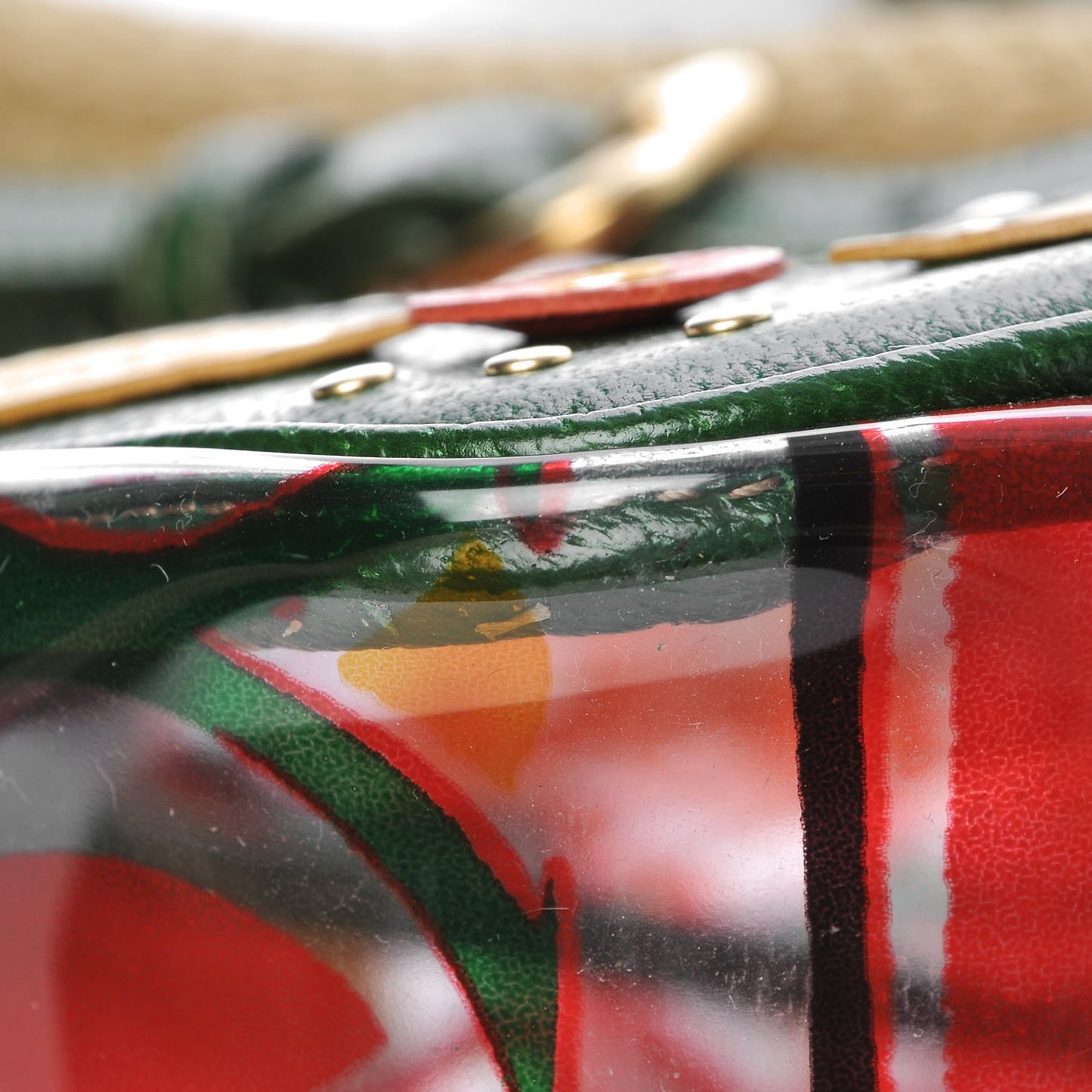 Plexiglass Printed Shopping Tote Larice