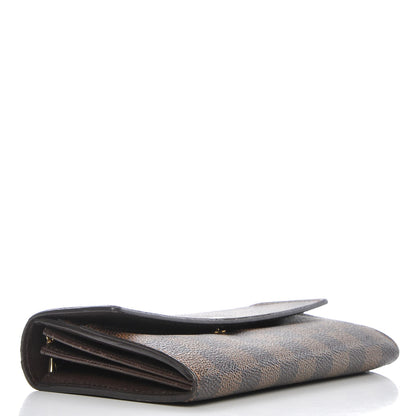 Louis Vuitton Damier Ebene Sarah Wallet 4 of 9