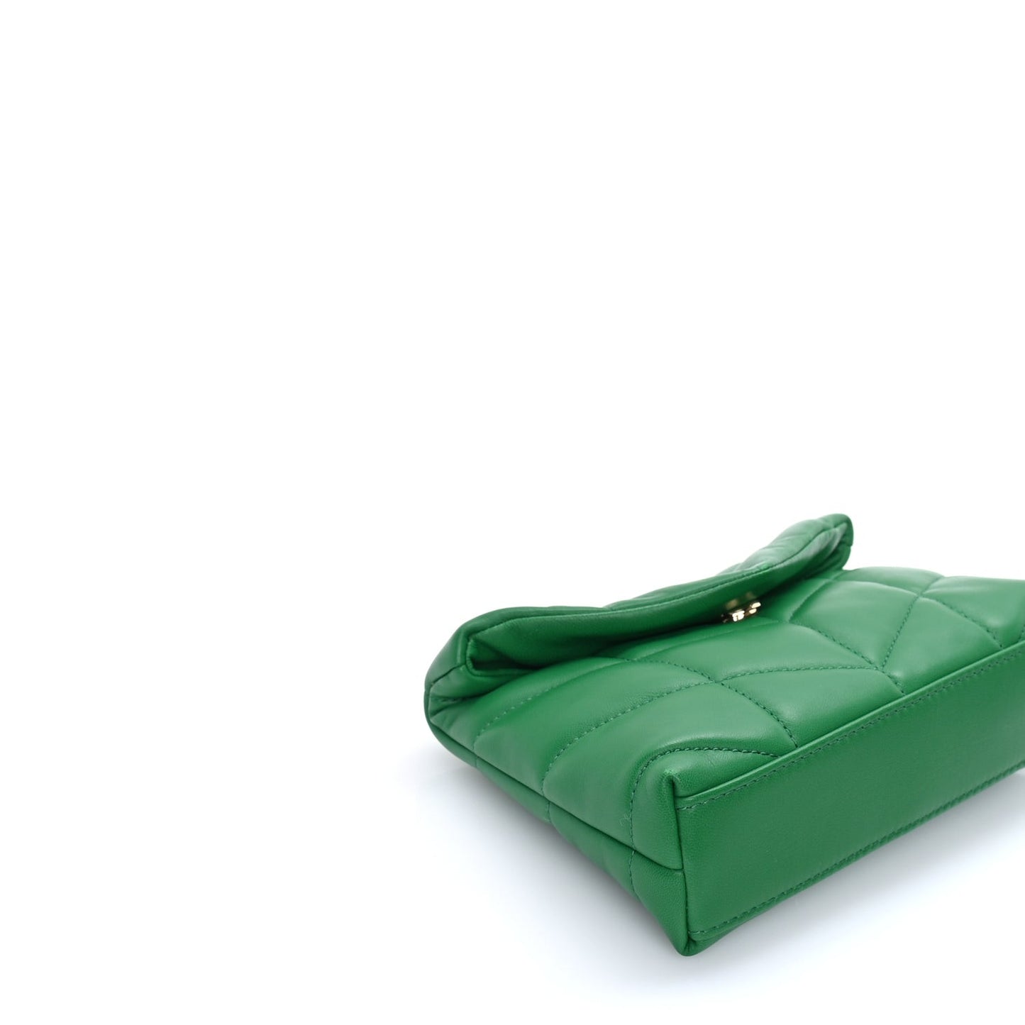 Lambskin Monogram Loulou Puffer Pouch Clutch New Vert
