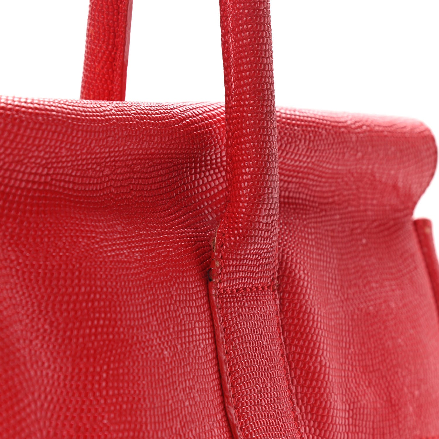Mulberry Lizard Embossed Calfskin Bayswater Red 11 of 16