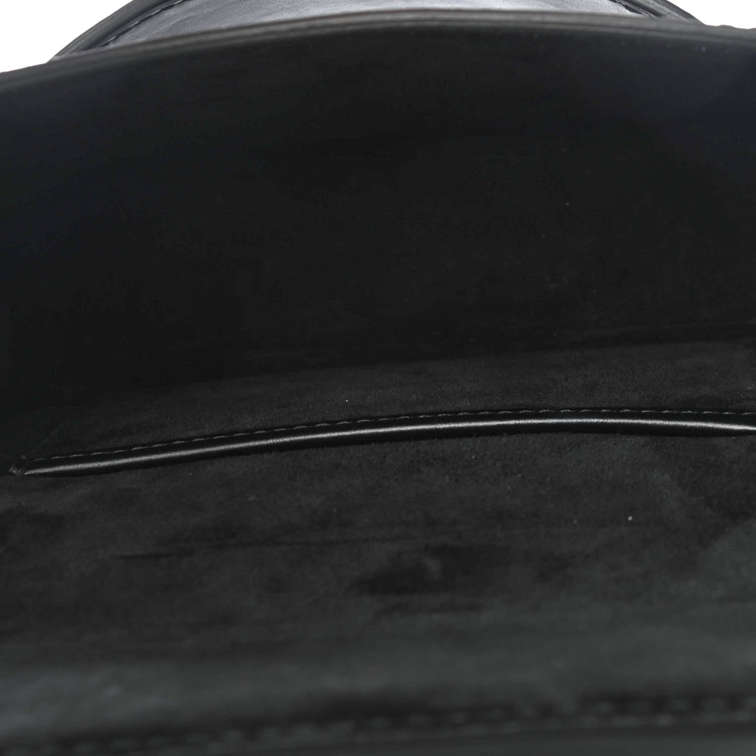 Christian Dior Smooth Calfskin Dio(r)evolution Flap Clutch Black 4 of 4