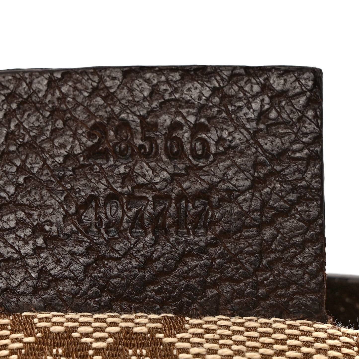 GG Monogram Web Double Pocket Belt Bag Dark Brown