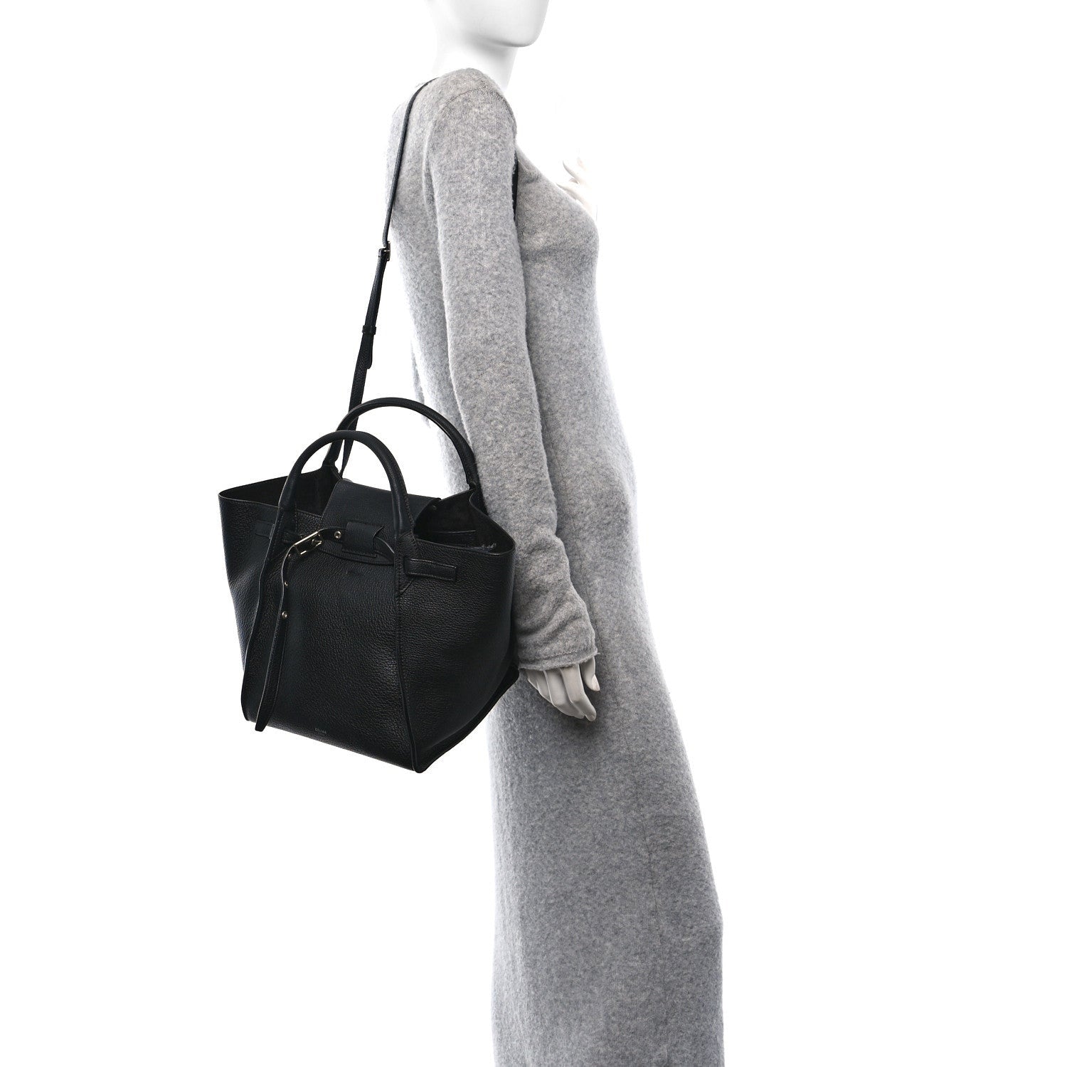 Celine Supple Grained Calfskin Small Big Bag Black 3 of 7