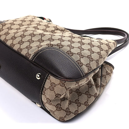 Gucci Monogram Medium Princy Tote  Dark Brown 8 of 8