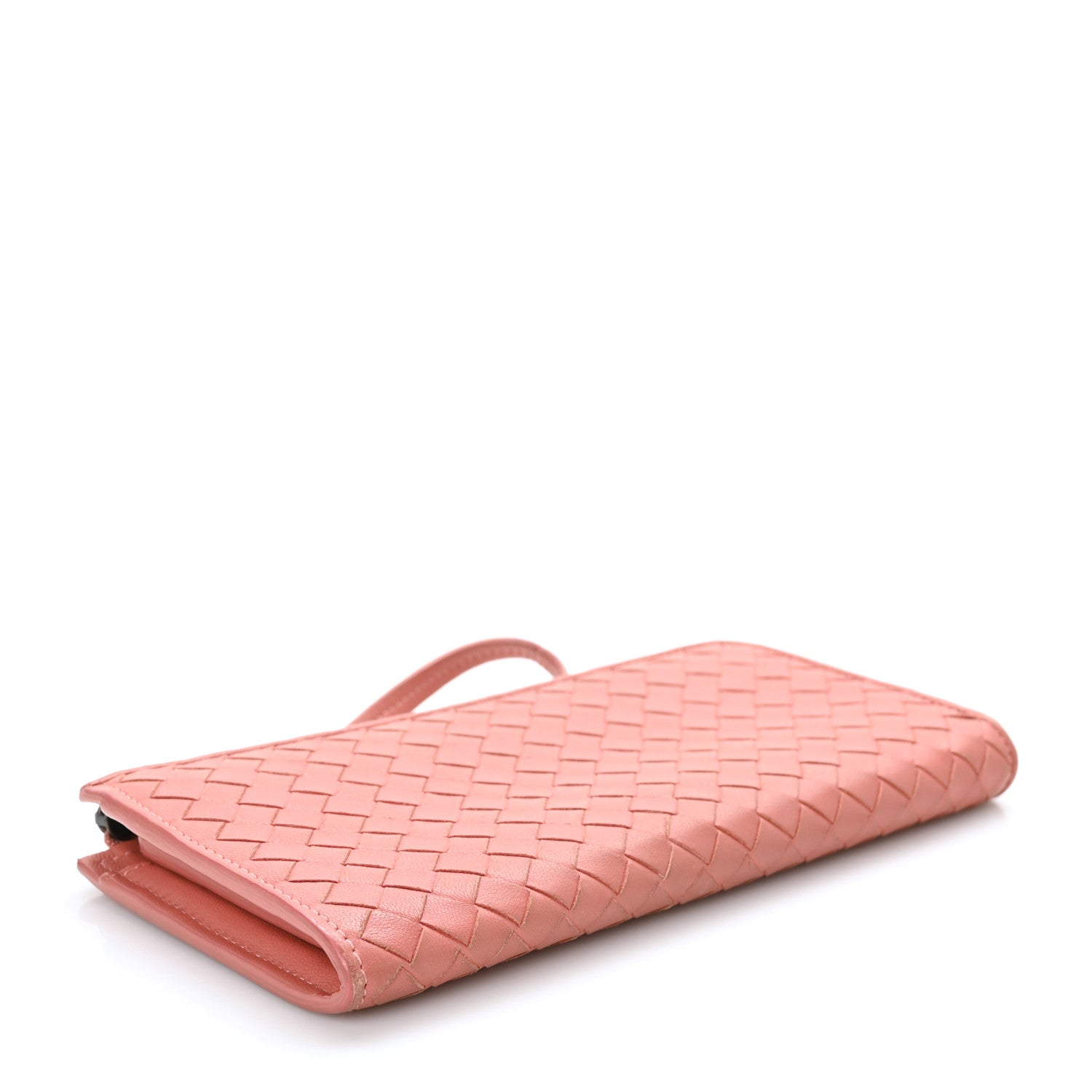 Bottega Veneta Nappa Intrecciato Half Zip Around Wallet Pompei 4 of 12