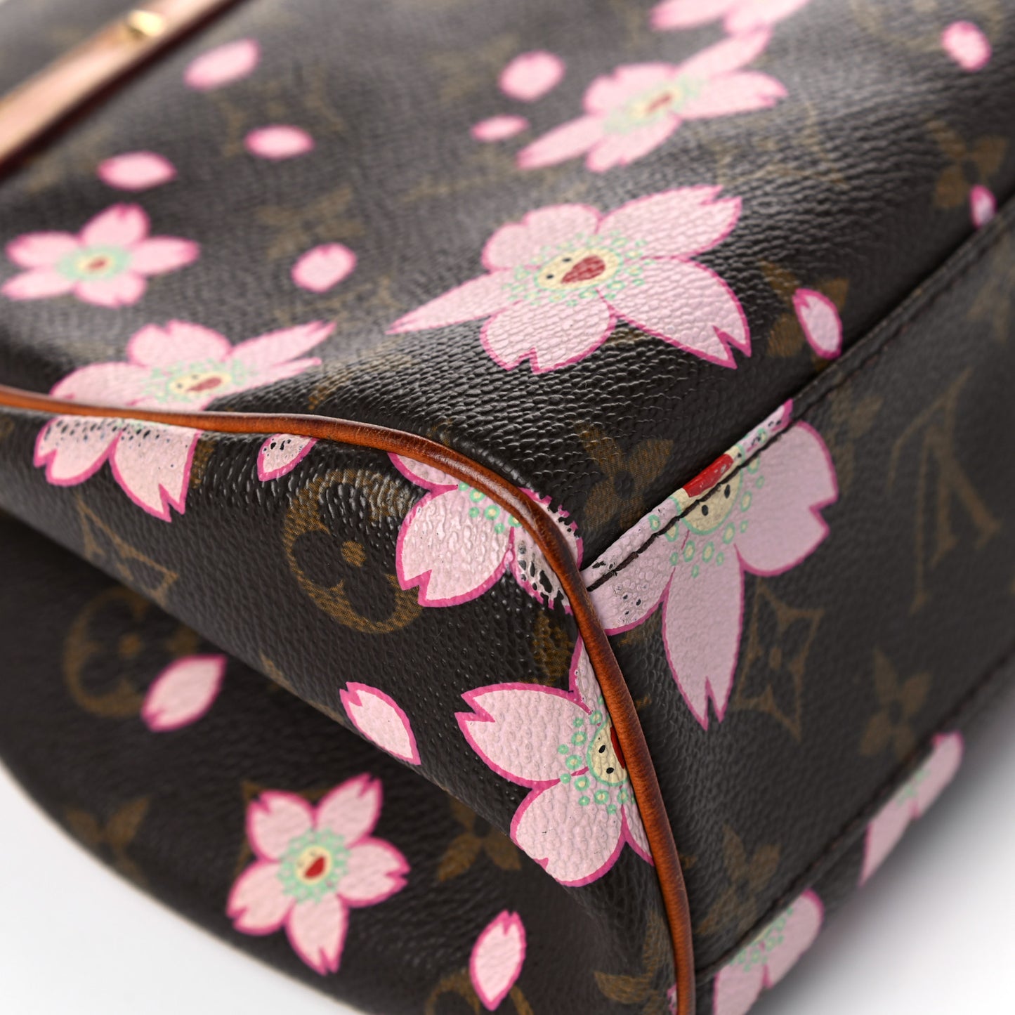 Monogram Cherry Blossom Sac Retro Bag Brown