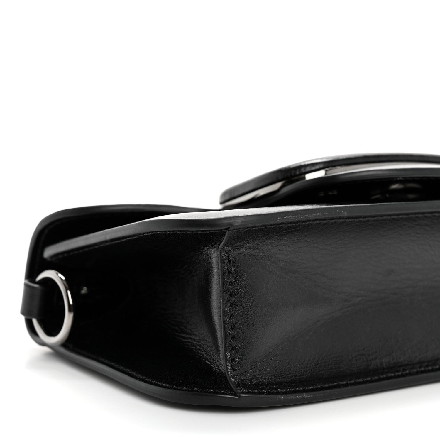 Valentino Garavani Calfskin Monochrome Vlogo Small Loco Shoulder Bag Black 7 of 10