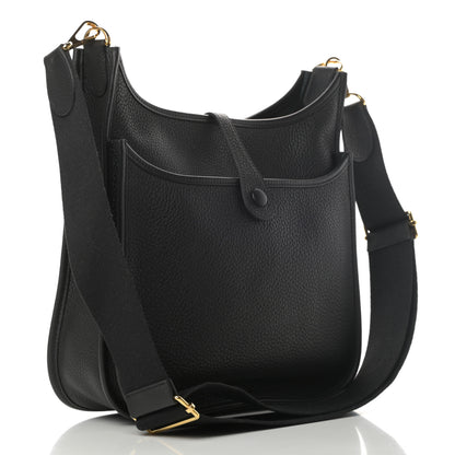 Hermes Taurillon Clemence Evelyne III PM Black 3 of 10
