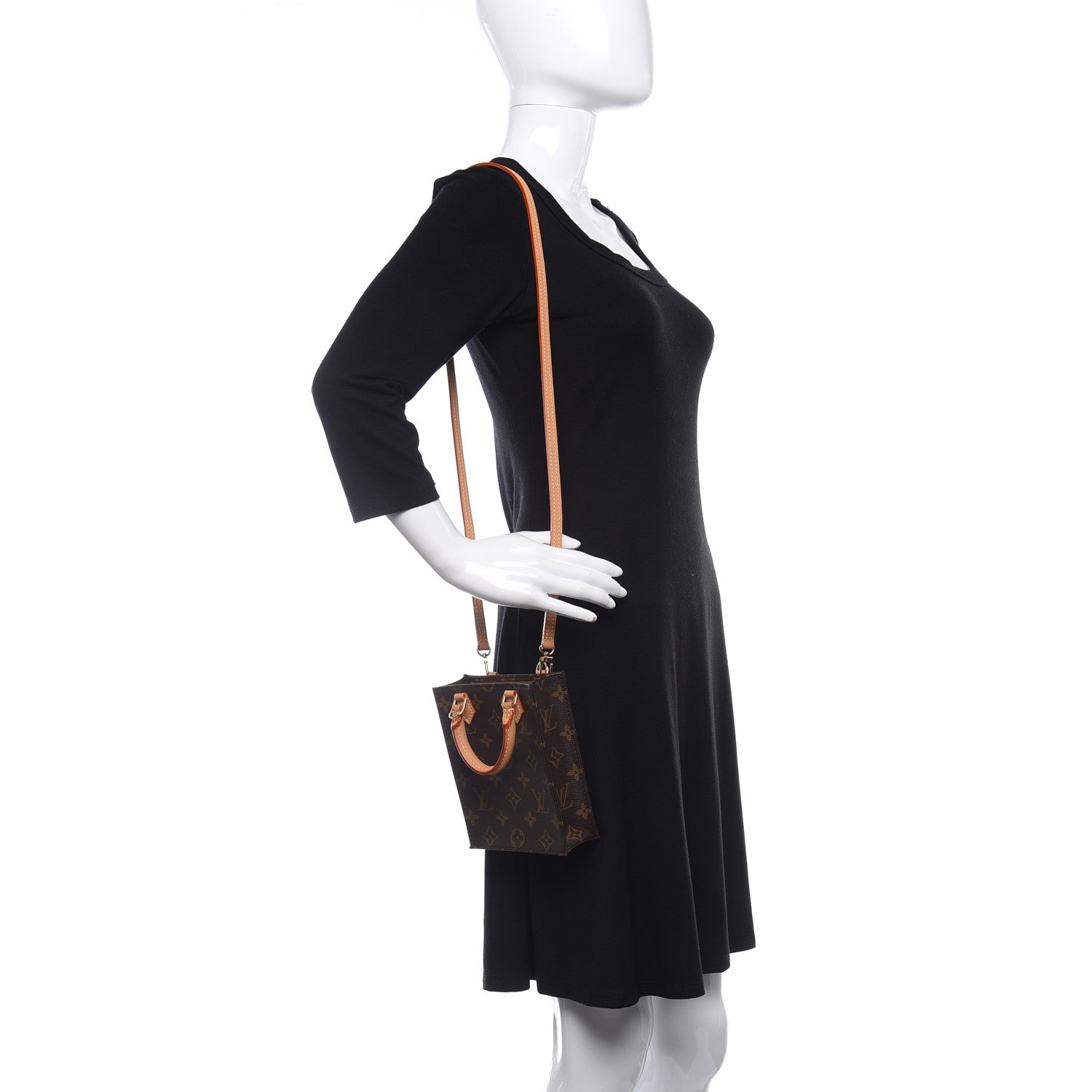 Louis Vuitton Monogram Petit Sac Plat 2 of 11