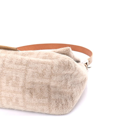 Fendi Wool Zucca Mama Baguette Beige 8 of 8
