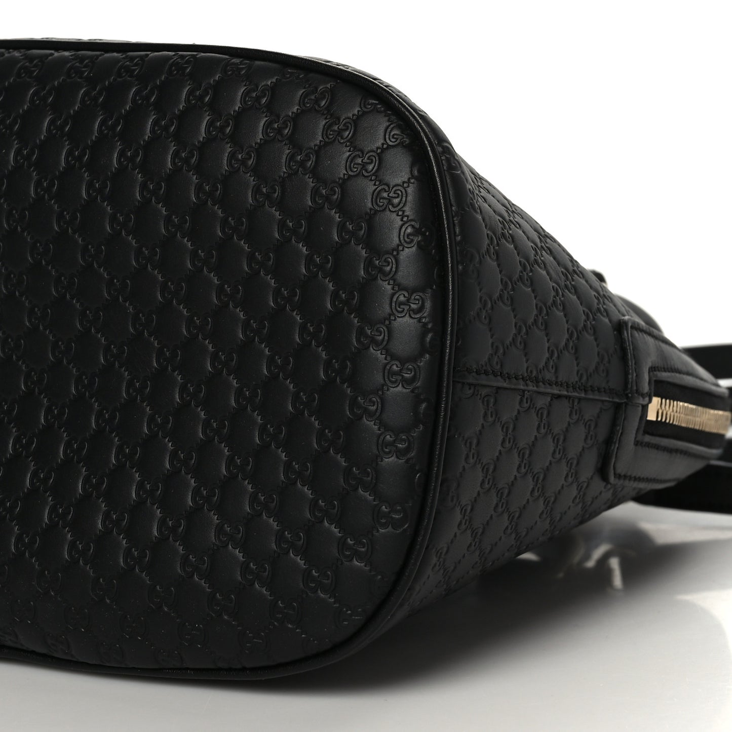 Microguccissima Medium Dome Bag Black