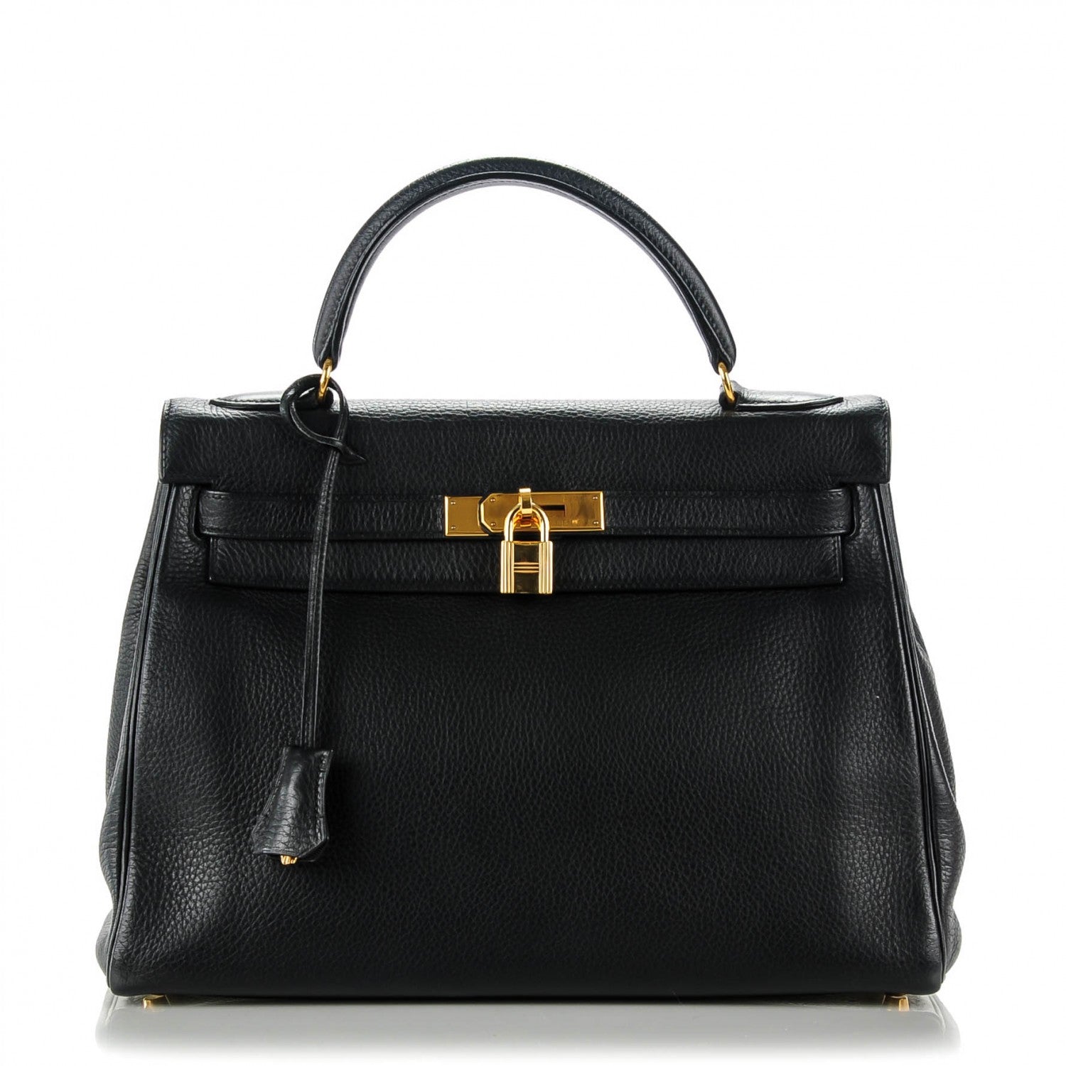 Hermes Taurillon Clemence Kelly Retourne 32 Black 1 of 22