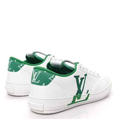 Louis Vuitton Calfskin Charlie Sneaker 40 White Green 4 of 8