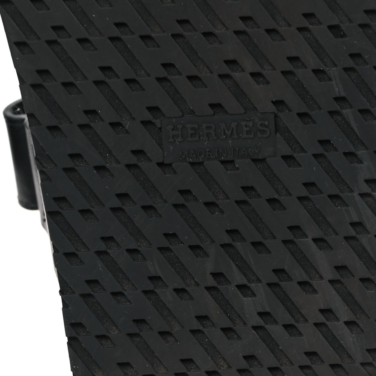 Hermes Calfskin Womens Chypre Sandals 38 Black 7 of 12