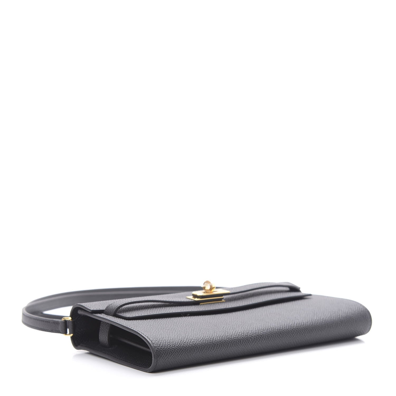 Hermes Epsom Kelly Wallet To Go Black 4 of 11