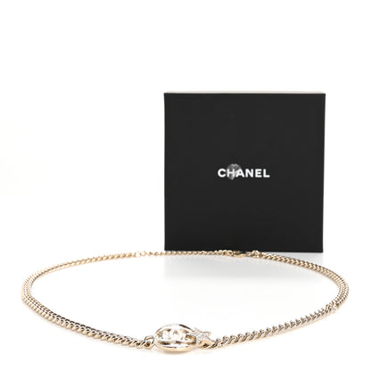 Chanel Metal Chain Crystal CC Star Belt Gold 3 of 3