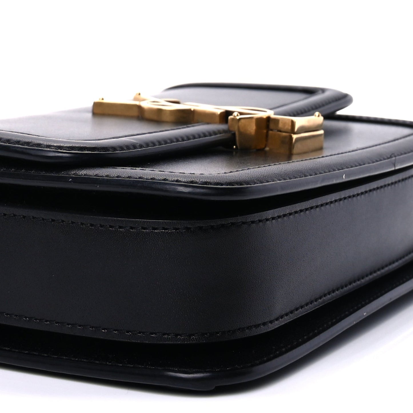 Box Calfskin Monogram Medium Solferino Satchel  Black