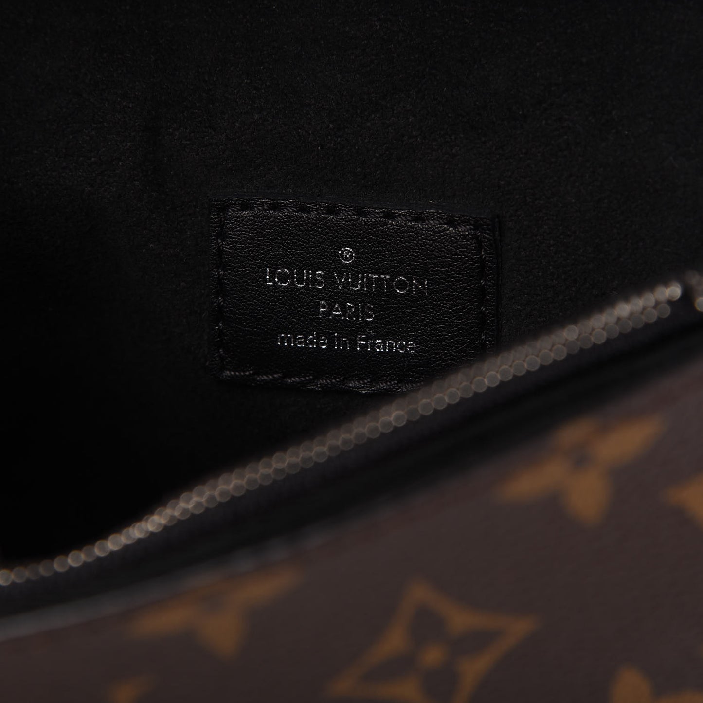 Monogram Kabuki Pochette Black