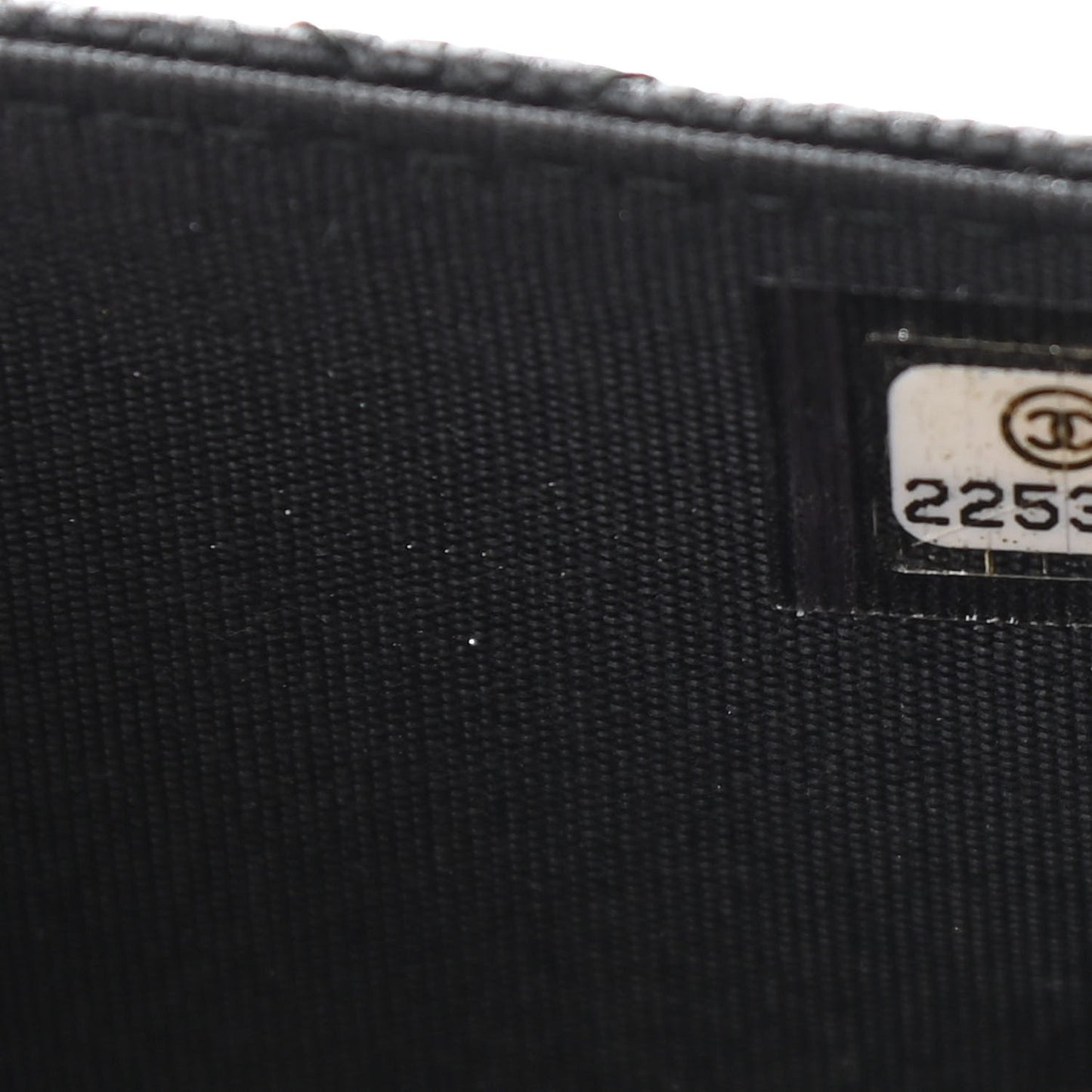 Caviar Quilted Boy Wallet On Chain WOC Black