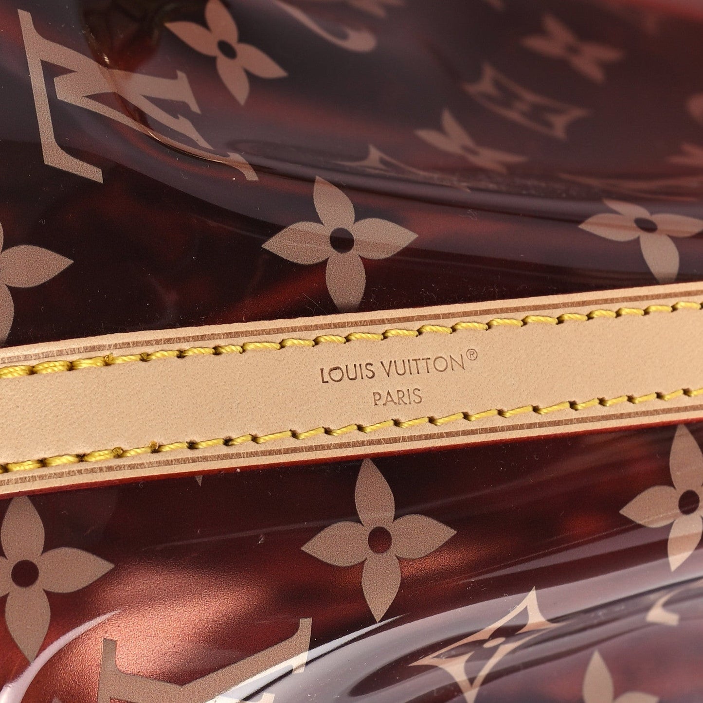 Vinyl Monogram Miami Neverfull GM Blue