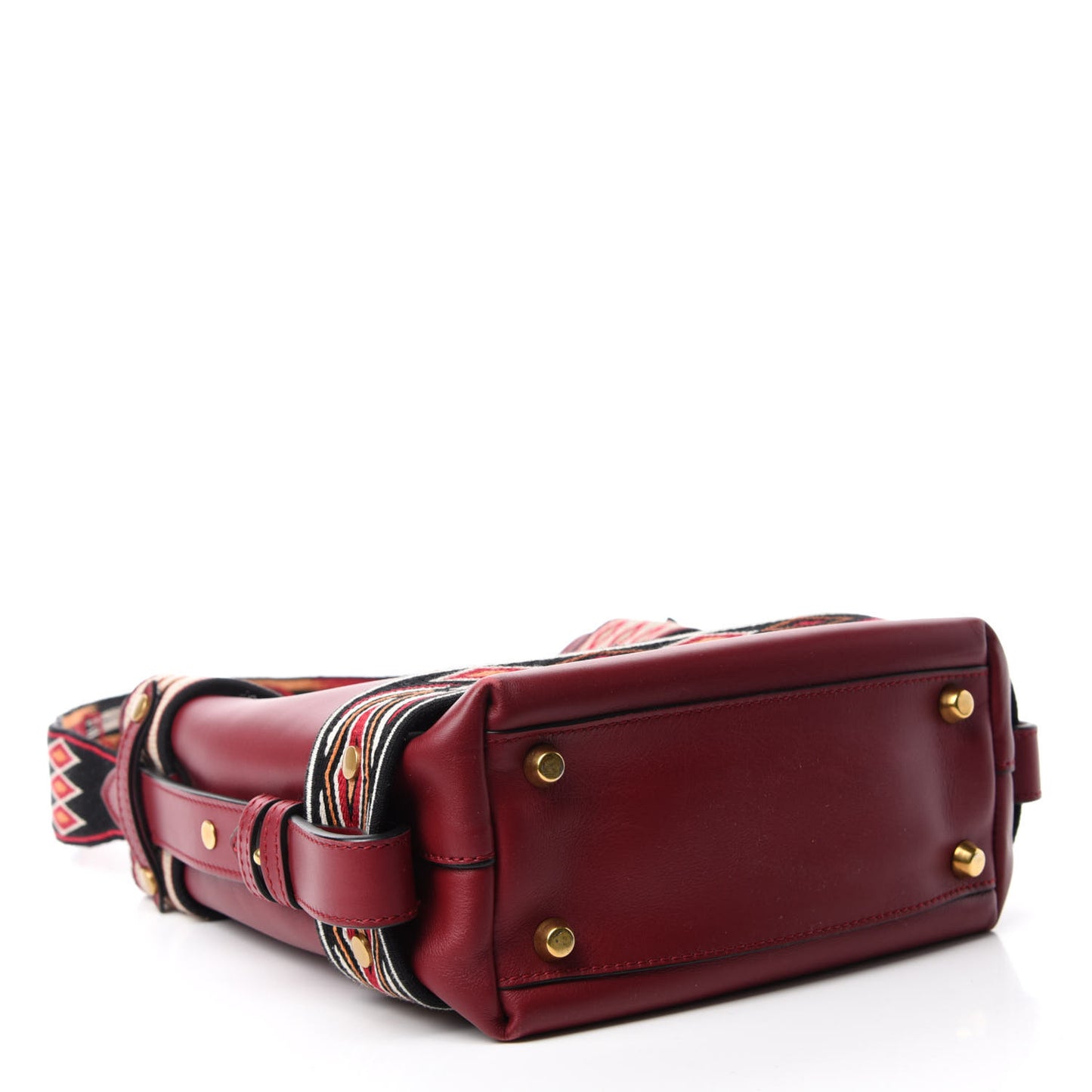 Smooth Calfskin DiorOdeo Small Hobo Red
