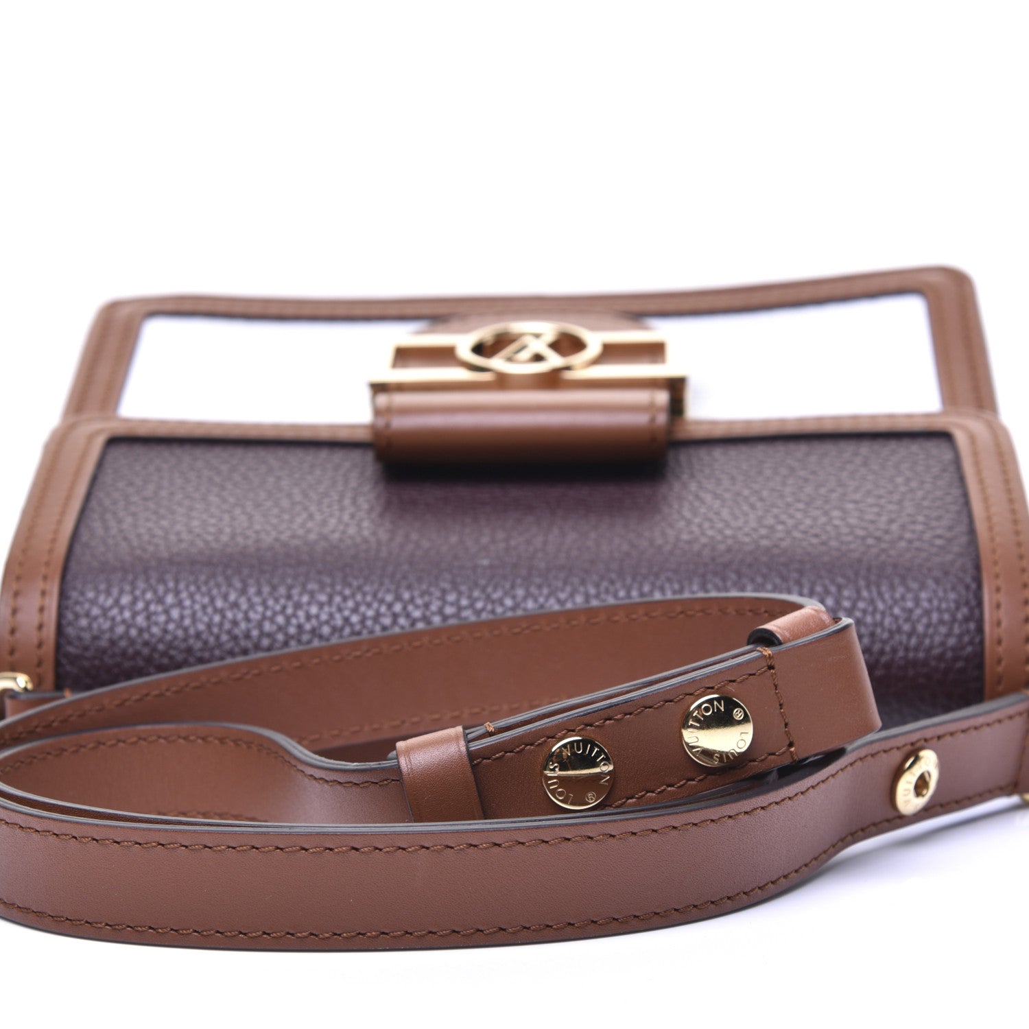 Louis Vuitton Taurillon Mini Dauphine Blackberry Snow 13 of 15