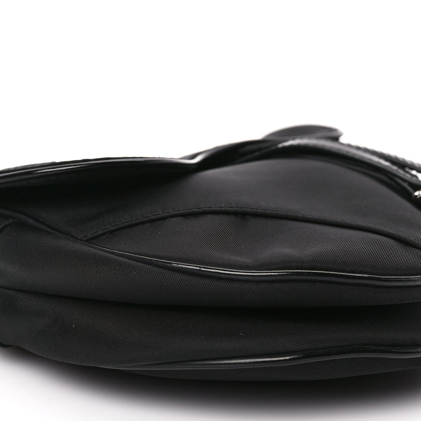 Nylon Saddle Bag Black