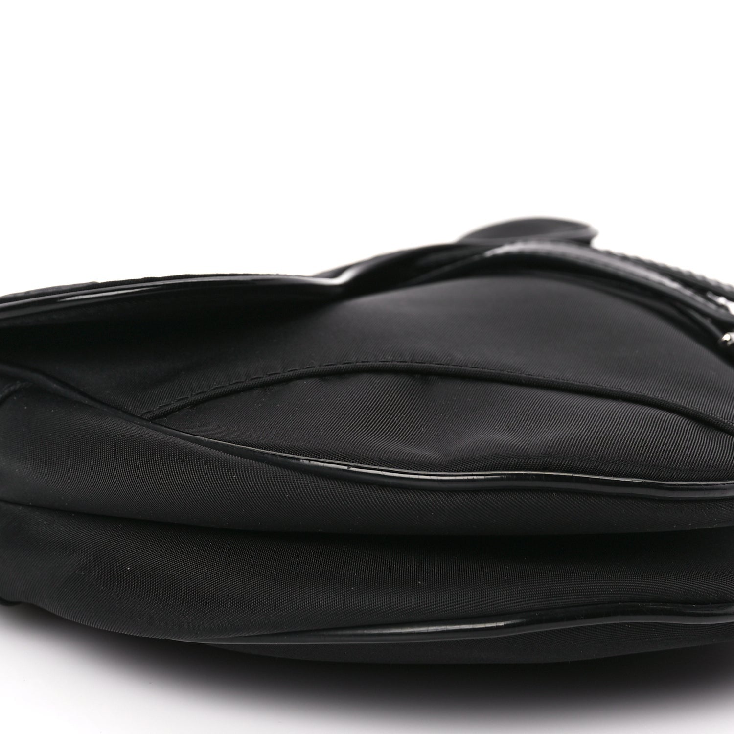 Christian Dior Nylon Saddle Bag Black 8 of 8