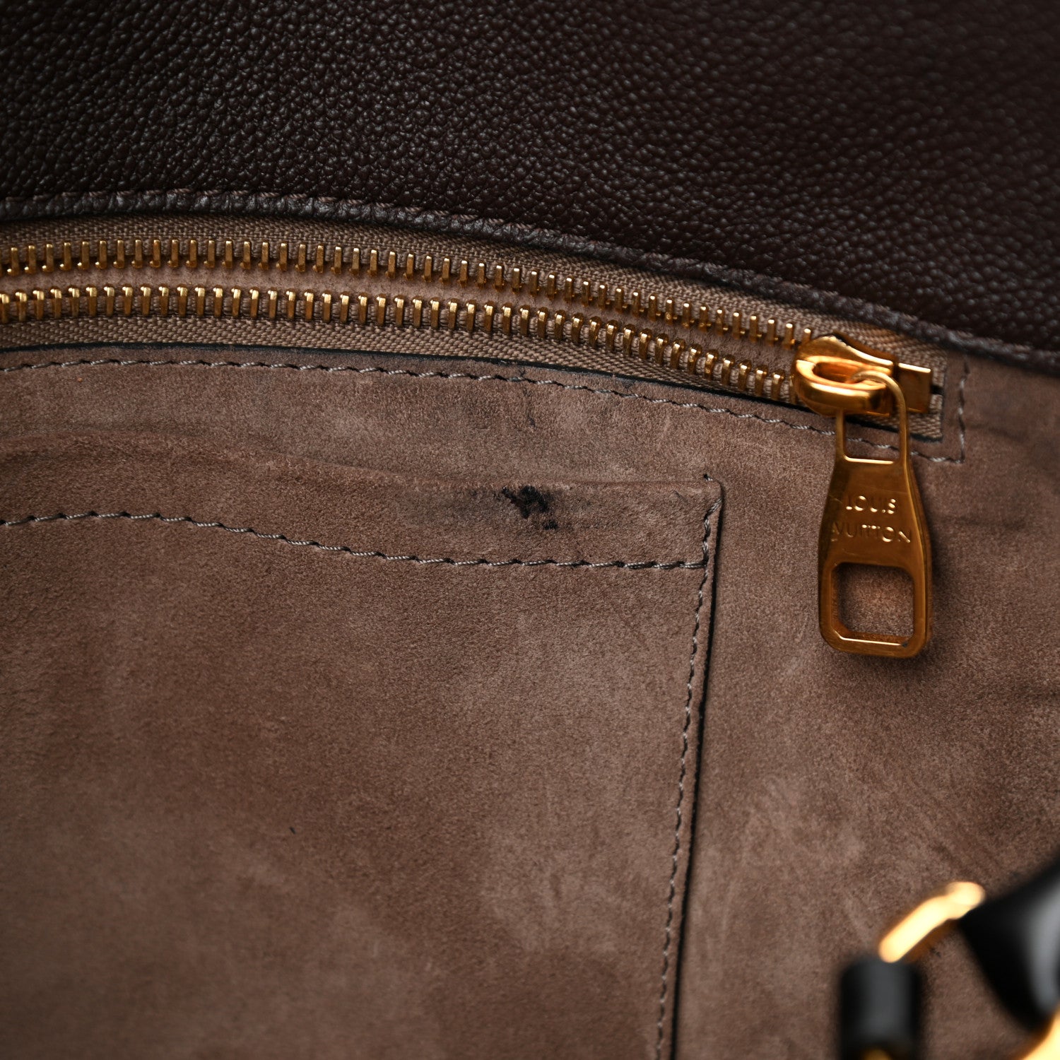 Louis Vuitton Veau Cachemire Monogram Tote W PM Chocolate 17 of 26