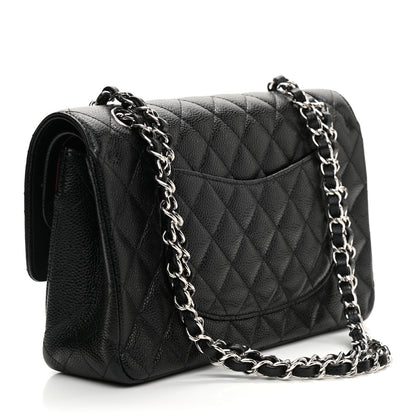 Chanel Caviar Quilted Medium Double Flap Black 3 of 9