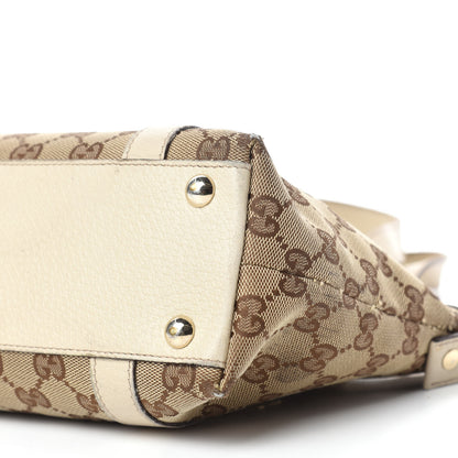 Gucci Monogram Small Abbey Tote Off White 7 of 23