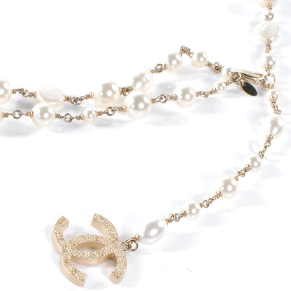 Chanel CC Irregular Pearl Belt Gold 3 of 6