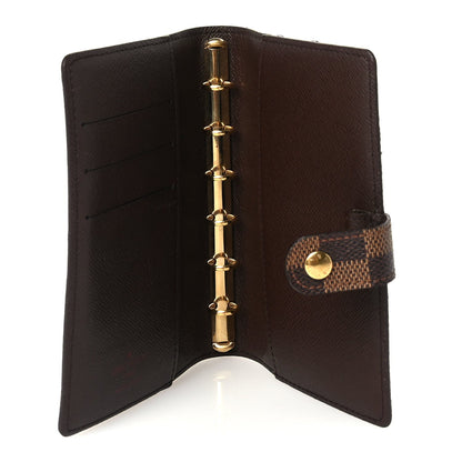 Louis Vuitton Damier Ebene Small Ring Agenda Cover 6 of 7