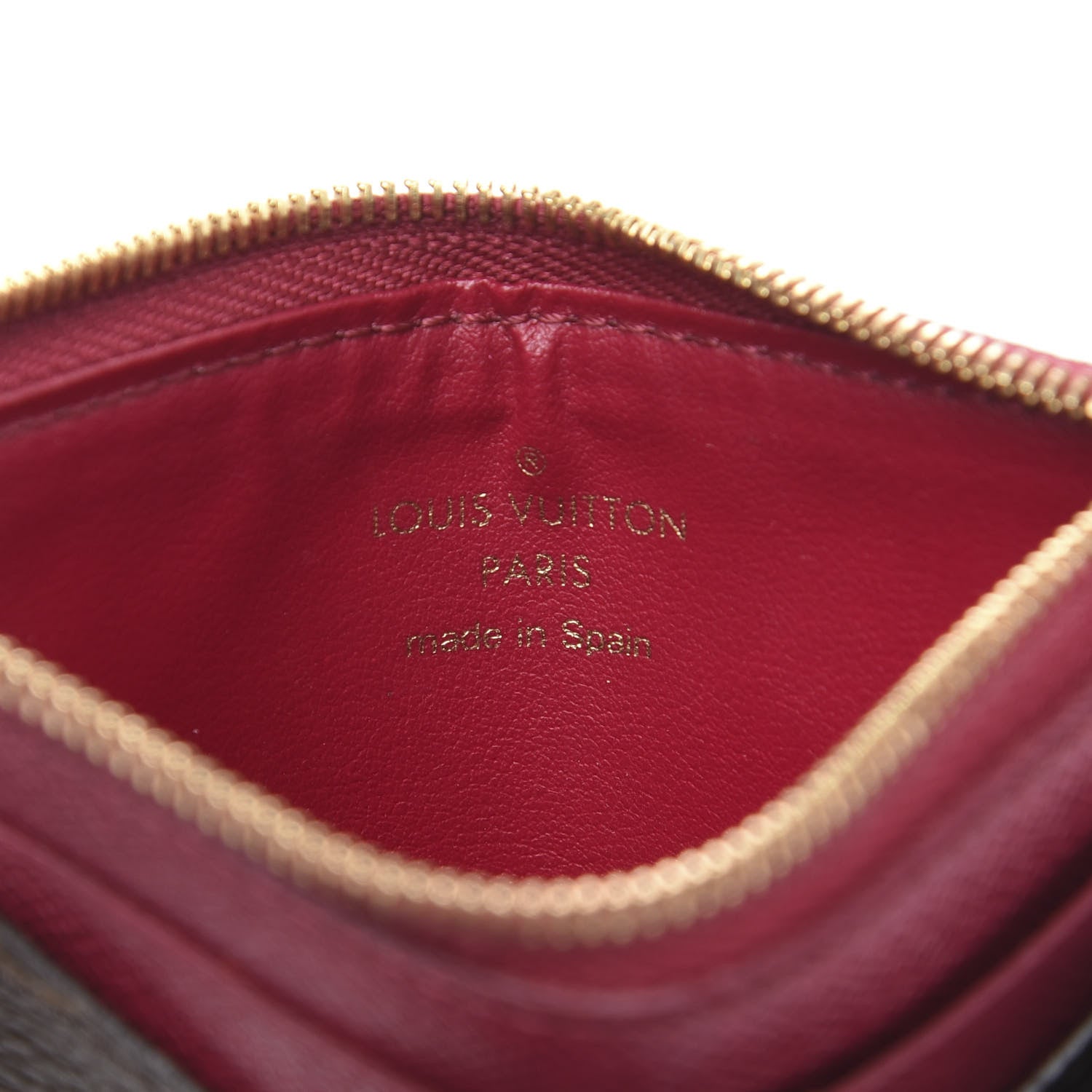 Louis Vuitton Monogram Zipped Card Holder Fuchsia 5 of 6